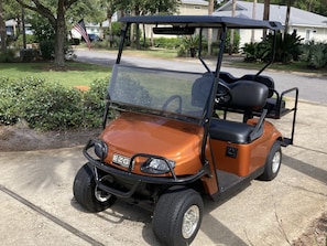 New four seat cart