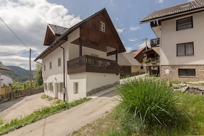The exterior of the house