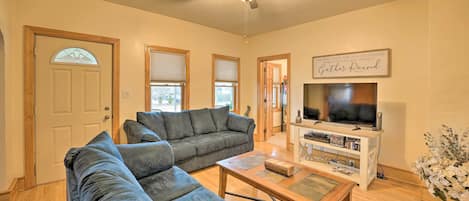 Grand Haven Vacation Rental | 3BR | 1BA | 1,240 Sq Ft | Entry Stairs Required