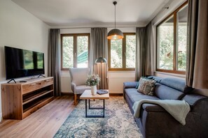 Ferienwohnung Königssee 2-4 Personen, 70 qm-Wohnzimmer