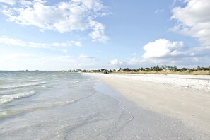 Gorgeous beach just steps away