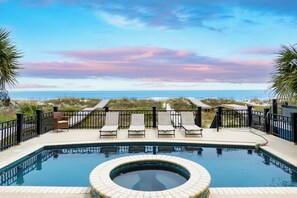 Ocean views from the pool.