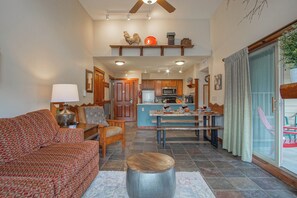 Queen sleeper sofa in living room