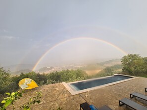 Stormy Rainbow skies