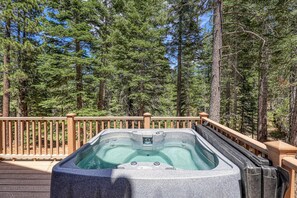 Private hot tub