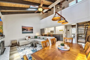 Dining table seats 6 making it perfect for home cooked meals