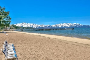 The Lakeland Village beach is one of the South Lake Tahoe's very best!