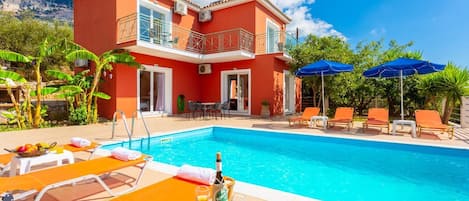 Beautiful villa with private pool and terrace with panoramic sea views