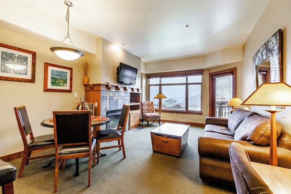 Living Area with Sleeper Sofa
