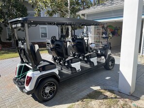 Brand New 6 Seater Golf Cart - All facing the front