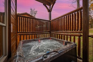 Night Time Hot Tub!!!