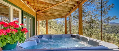 Hot Tub Bliss with San Juan Mountain Views