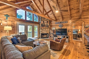 Main Living Space | Wood-Burning Fireplace (Firewood Not Provided)