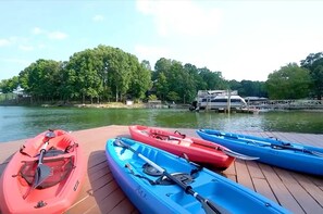 Enjoy some fun out on the lake with our onsite kayaks