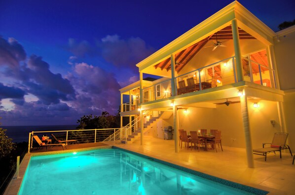 An array of decks and the large pool are perfect for fun in the sun 