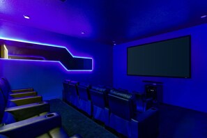 Private Theater w/ Recliners for Adults & Children