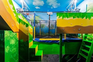 Trampoline Play Room