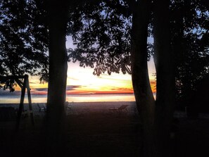 This picture was taken at our privately owned 160 feet of beach on Lake Huron.

