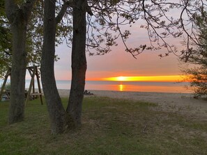 For those who want to see the rainbow colors created by Lake Huron East Sunrise.