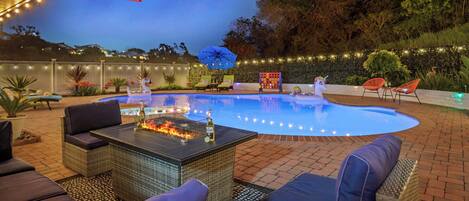 Every night of your vacation is a special event with a backyard like this!