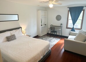Queen sized bed