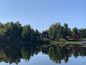 View of the property from the lake.