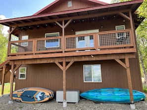 Lake side view of the Denali Penthouse. 