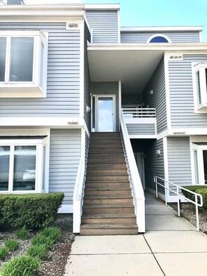 Stairs leading to our condo