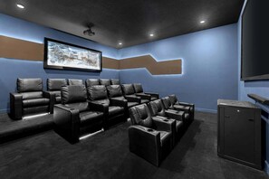 Private Theater w/ Recliners for Adults & Children