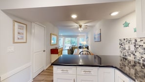 Kitchen with Granite Countertops