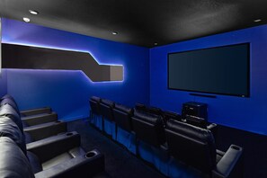 Private Theater w/ Recliners for Adults & Children