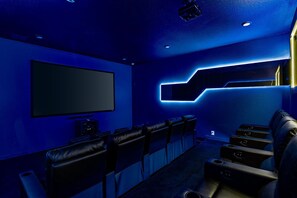 Private Theater w/ Recliners for Adults & Children