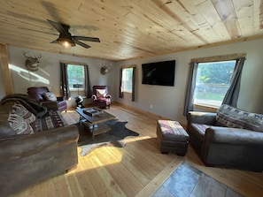 living room - couch has pull out bed