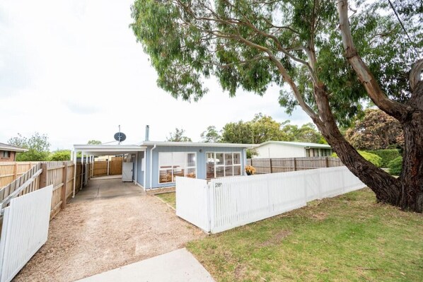 Fully fenced spacious property.