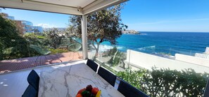 Large dining area. Enjoy the stunning views.