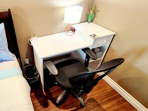 Work Desk with Ergonomic Office Chair