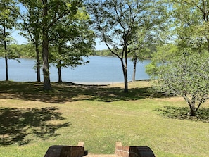 View of Lake from Lower Level (before dock was installed)