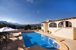 Terrace and pool
