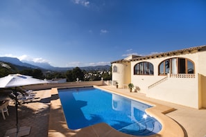 Terrace and pool