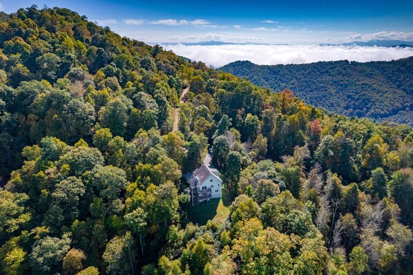 Aerial View - Aerial view of home showing the seclusion available.