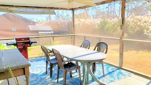 Screen Porch. Located off 1st Floor Hall. Back of the House.