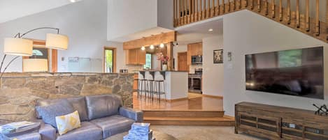 Blue River Vacation Rental | 3BR | 2BA | Stairs Required for Entry | 1,922 Sq Ft