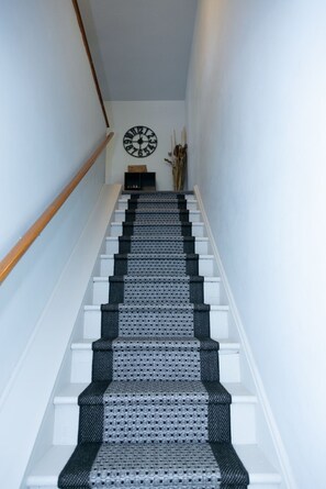 Stairs to 2 bedroom apartment 