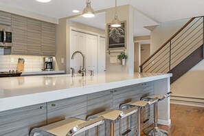 Kitchen with Access to the Upstairs Bedrooms