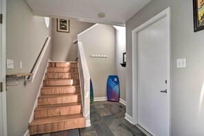 Entryway | Stairs Required to Reach Living Spaces