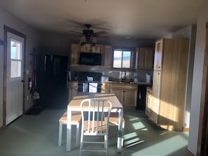 Full kitchen. Bring your favorite food and beverages!