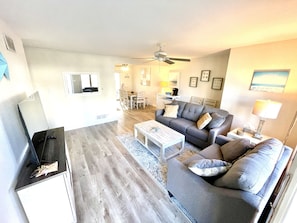 Open and spacious living room
