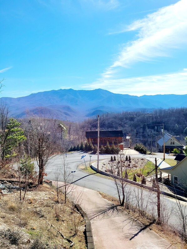 winter view from the deck 