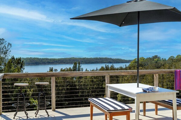 Enjoy wonderful water views from the rear patio!
