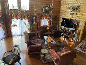 Living room with TV